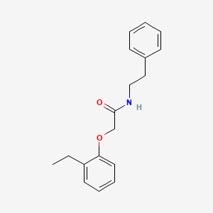 molecular formula C18H21NO2 B5593957 2-(2-ethylphenoxy)-N-(2-phenylethyl)acetamide 