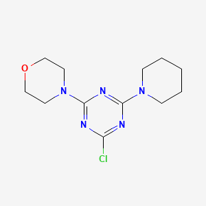 2-Chloro-4-(morpholin-4-yl)-6-(piperidin-1-yl)-1,3,5-triazine