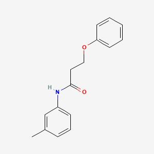 molecular formula C16H17NO2 B5594240 N-(3-methylphenyl)-3-phenoxypropanamide 
