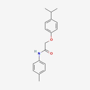 molecular formula C18H21NO2 B5594457 2-(4-isopropylphenoxy)-N-(4-methylphenyl)acetamide 