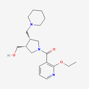 [(3R*,4R*)-1-[(2-ethoxypyridin-3-yl)carbonyl]-4-(piperidin-1-ylmethyl)pyrrolidin-3-yl]methanol