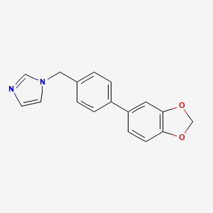 1-[4-(1,3-benzodioxol-5-yl)benzyl]-1H-imidazole