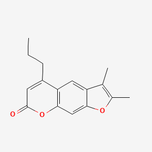 2,3-dimethyl-5-propyl-7H-furo[3,2-g]chromen-7-one