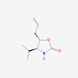 2-Oxazolidinone,4-(1-methylethyl)-5-(2-propenyl)-,(4S-trans)-(9CI)