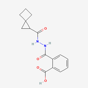 2-{[2-(spiro[2.3]hex-1-ylcarbonyl)hydrazino]carbonyl}benzoic acid