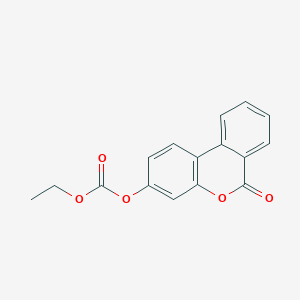 molecular formula C16H12O5 B5594637 ethyl 6-oxo-6H-benzo[c]chromen-3-yl carbonate 