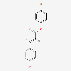 4-bromophenyl 3-(4-fluorophenyl)acrylate