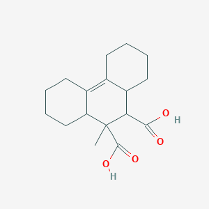 molecular formula C17H24O4 B5594917 9-甲基-1,2,3,4,5,6,7,8,8a,9,10,10a-十二氢-9,10-菲并二甲酸 