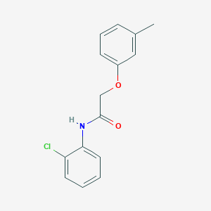 molecular formula C15H14ClNO2 B5595069 N-(2-chlorophenyl)-2-(3-methylphenoxy)acetamide CAS No. 62095-52-7