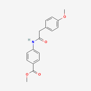 methyl 4-{[(4-methoxyphenyl)acetyl]amino}benzoate