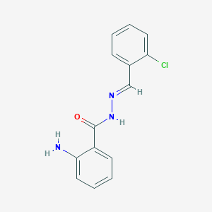 2-amino-N'-(2-chlorobenzylidene)benzohydrazide