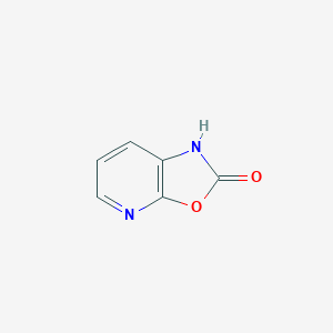 molecular formula C6H4N2O2 B055952 恶唑并[5,4-b]吡啶-2(1H)-酮 CAS No. 118767-92-3