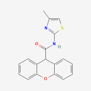 N-(4-methyl-1,3-thiazol-2-yl)-9H-xanthene-9-carboxamide