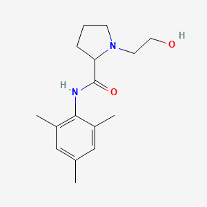 1-(2-hydroxyethyl)-N-mesitylprolinamide