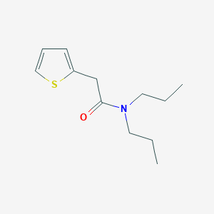 molecular formula C12H19NOS B5595522 N,N-dipropyl-2-(2-thienyl)acetamide 