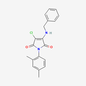 3-(benzylamino)-4-chloro-1-(2,4-dimethylphenyl)-1H-pyrrole-2,5-dione