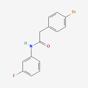 2-(4-bromophenyl)-N-(3-fluorophenyl)acetamide