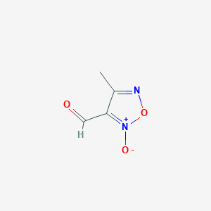 B055958 3-Formyl-4-methylfurazan 2-oxide CAS No. 123953-17-3
