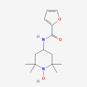 molecular formula C14H22N2O3 B5595800 N-(1-hydroxy-2,2,6,6-tetramethylpiperidin-4-yl)furan-2-carboxamide 