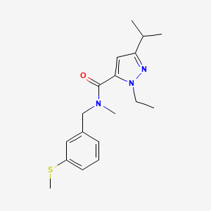 1-ethyl-3-isopropyl-N-methyl-N-[3-(methylthio)benzyl]-1H-pyrazole-5-carboxamide
