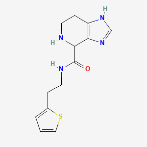 molecular formula C13H16N4OS B5595856 N-[2-(2-thienyl)ethyl]-4,5,6,7-tetrahydro-1H-imidazo[4,5-c]pyridine-4-carboxamide dihydrochloride 