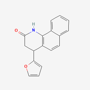 4-(2-furyl)-3,4-dihydrobenzo[h]quinolin-2(1H)-one