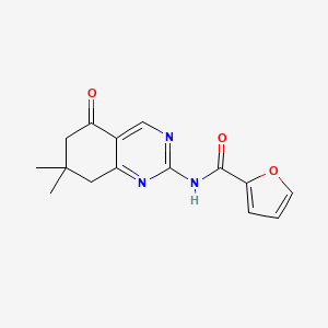 N-(7,7-dimethyl-5-oxo-5,6,7,8-tetrahydro-2-quinazolinyl)-2-furamide