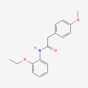 molecular formula C17H19NO3 B5596024 N-(2-ethoxyphenyl)-2-(4-methoxyphenyl)acetamide 