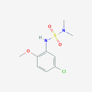 N'-(5-chloro-2-methoxyphenyl)-N,N-dimethylsulfamide