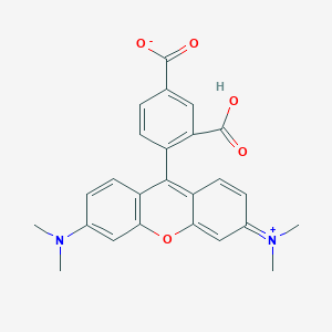 molecular formula C25H22N2O5 B559615 5-羧基四甲基罗丹明 CAS No. 91809-66-4