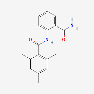 molecular formula C17H18N2O2 B5596163 N-[2-(aminocarbonyl)phenyl]-2,4,6-trimethylbenzamide 