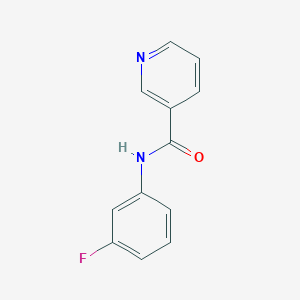 molecular formula C12H9FN2O B5596172 N-(3-fluorophenyl)nicotinamide 