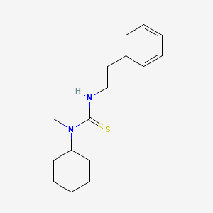 N-cyclohexyl-N-methyl-N'-(2-phenylethyl)thiourea