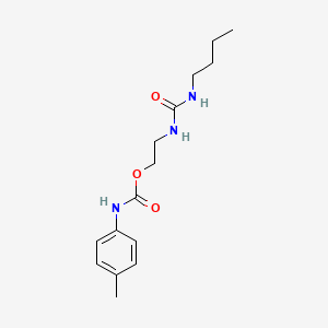 2-{[(butylamino)carbonyl]amino}ethyl (4-methylphenyl)carbamate