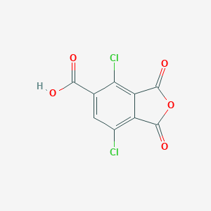 molecular formula C9H2Cl2O5 B559624 3,6-二氯三均苯三酸酐 CAS No. 81742-10-1