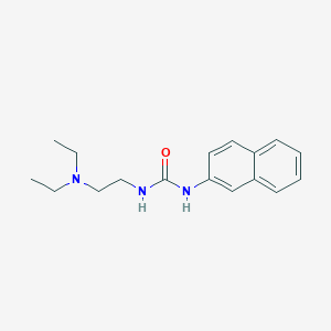 molecular formula C17H23N3O B5596301 N-[2-(diethylamino)ethyl]-N'-2-naphthylurea 