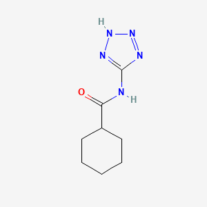 N-2H-tetrazol-5-ylcyclohexanecarboxamide