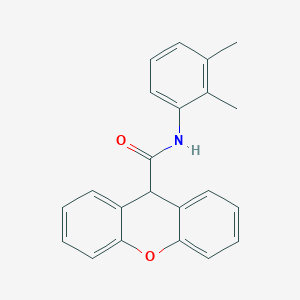 molecular formula C22H19NO2 B5596492 N-(2,3-dimethylphenyl)-9H-xanthene-9-carboxamide 
