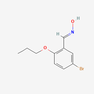 molecular formula C10H12BrNO2 B5596708 5-bromo-2-propoxybenzaldehyde oxime 