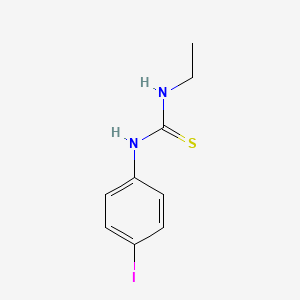 molecular formula C9H11IN2S B5596752 N-乙基-N'-(4-碘苯基)硫脲 CAS No. 53305-92-3