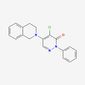 4-chloro-5-(3,4-dihydro-2(1H)-isoquinolinyl)-2-phenyl-3(2H)-pyridazinone