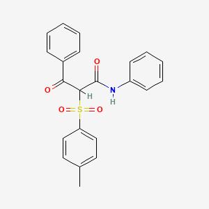 2-[(4-methylphenyl)sulfonyl]-3-oxo-N,3-diphenylpropanamide