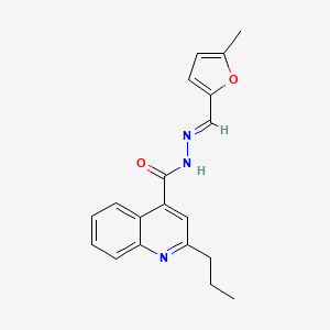N'-[(5-methyl-2-furyl)methylene]-2-propyl-4-quinolinecarbohydrazide