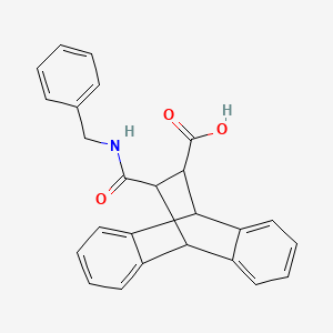 16-[(benzylamino)carbonyl]tetracyclo[6.6.2.0~2,7~.0~9,14~]hexadeca-2,4,6,9,11,13-hexaene-15-carboxylic acid