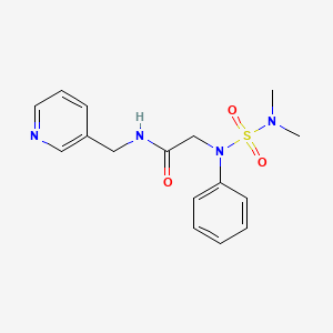 N~2~-[(dimethylamino)sulfonyl]-N~2~-phenyl-N~1~-(3-pyridinylmethyl)glycinamide