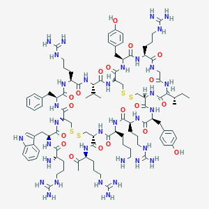 molecular formula C100H152N34O19S4 B055969 Tachyplesin II CAS No. 125139-69-7
