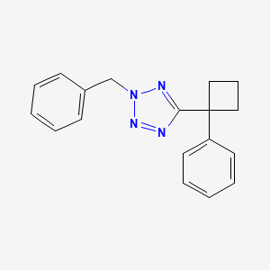 2-benzyl-5-(1-phenylcyclobutyl)-2H-tetrazole