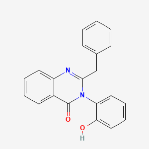 molecular formula C21H16N2O2 B5596991 2-benzyl-3-(2-hydroxyphenyl)-4(3H)-quinazolinone 