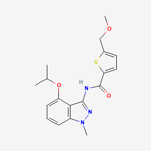 N-(4-isopropoxy-1-methyl-1H-indazol-3-yl)-5-(methoxymethyl)thiophene-2-carboxamide