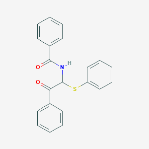 N-[2-oxo-2-phenyl-1-(phenylthio)ethyl]benzamide